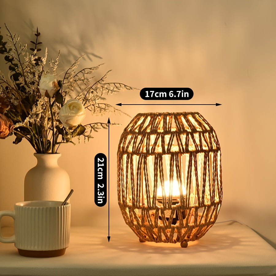 Dimmbare Vintage Boho Inspirierte Led Tischlampe