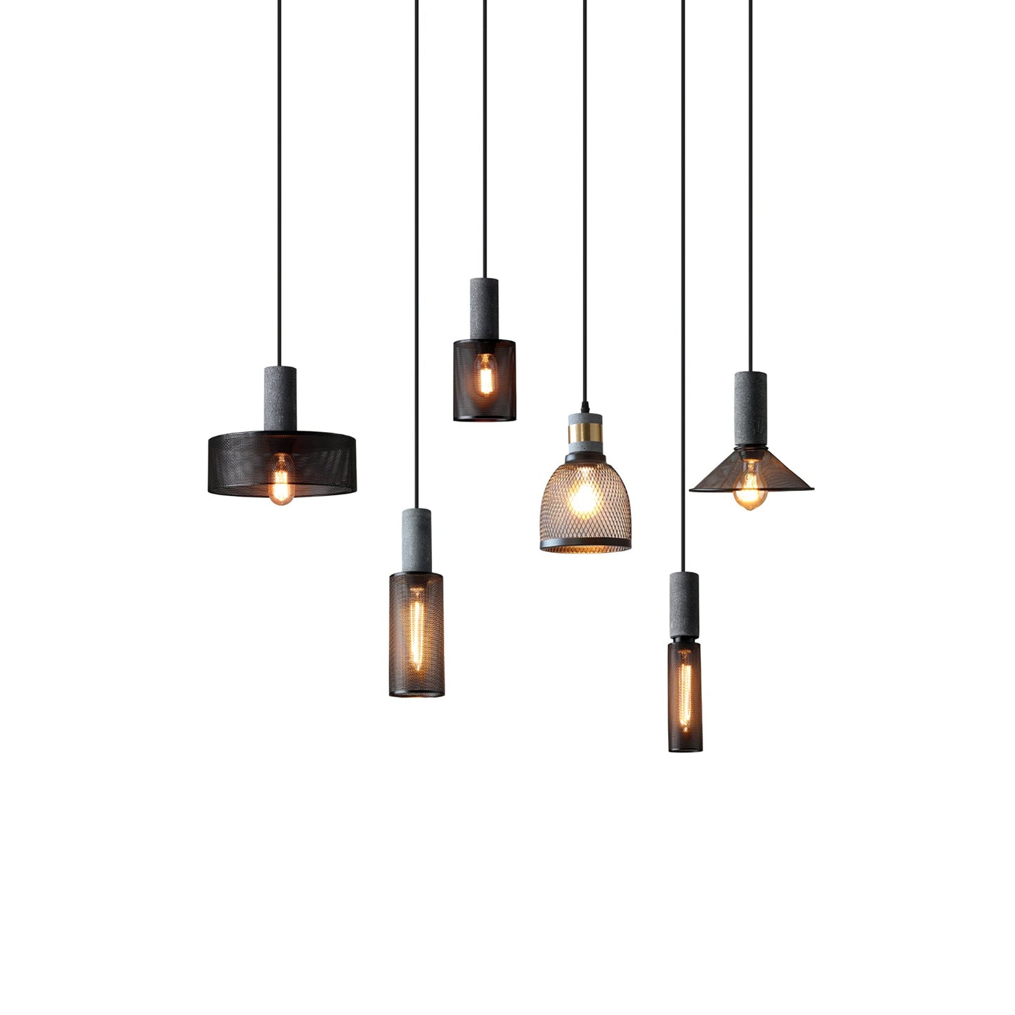 Minimalistische Pendelleuchte im Industriestil