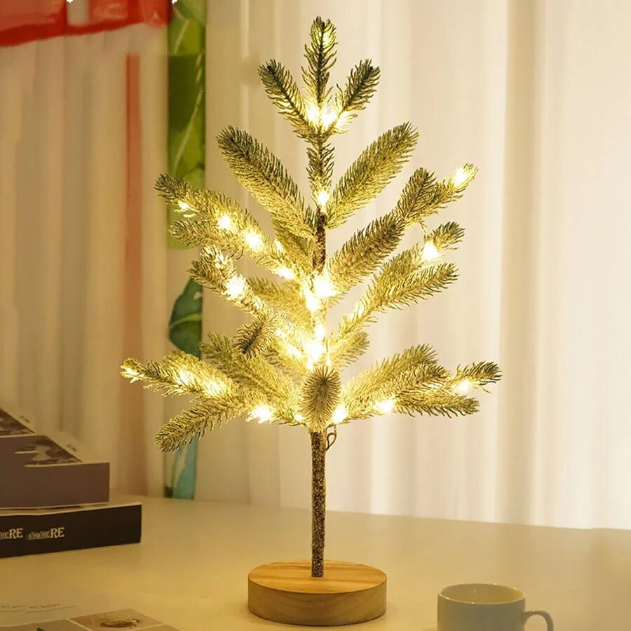 Mini LED Weihnachtsbaum Tischleuchte