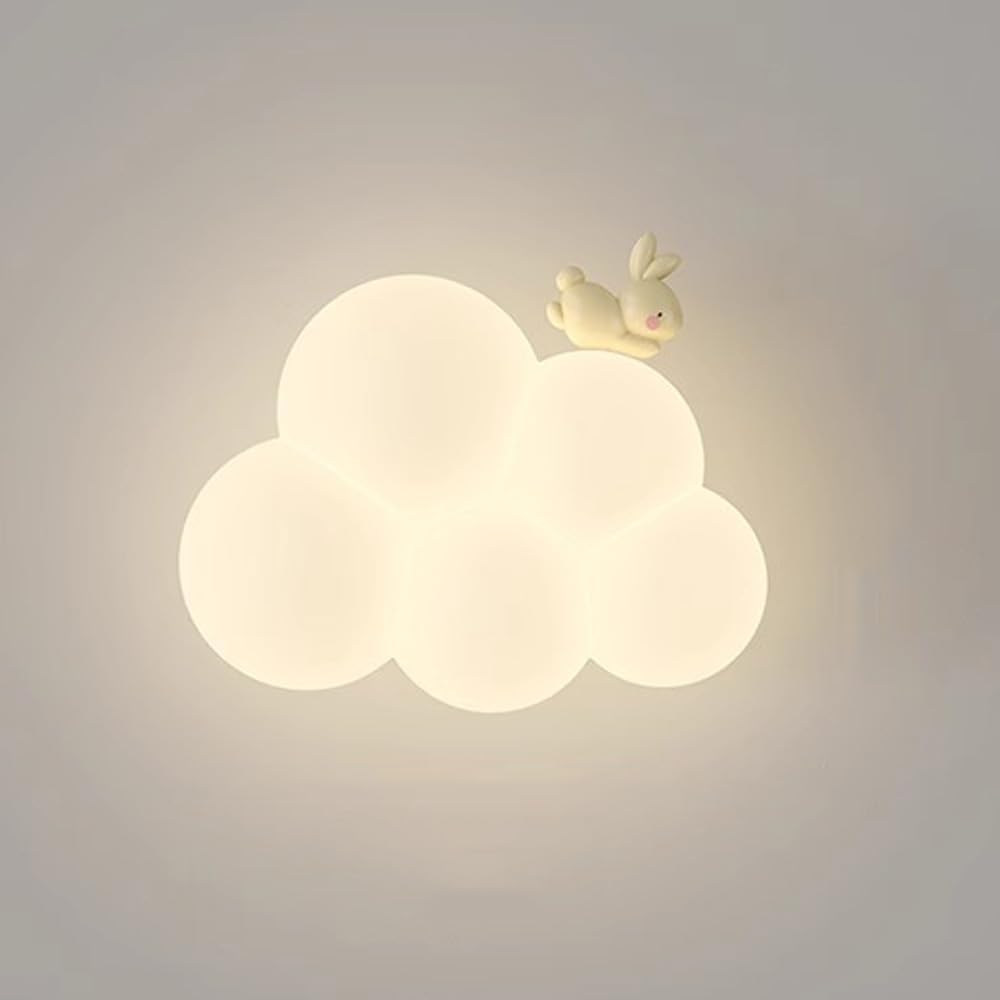 Verträumte LED Wandleuchte In Wolkenform Zur Wandmontage