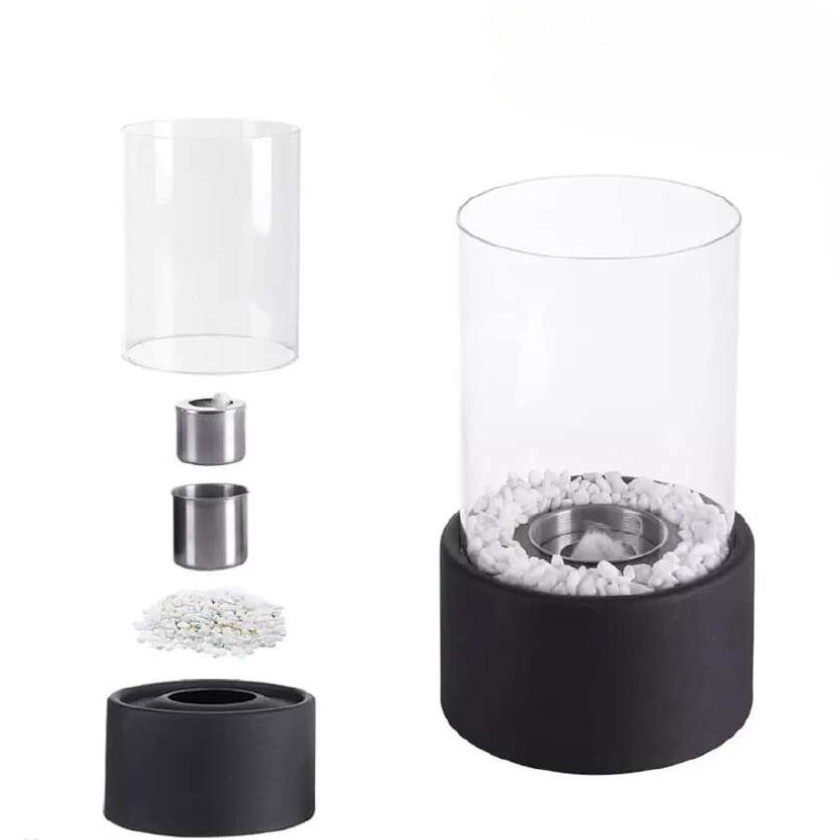 Dekorative Öl Tischlampe Mit Zeitlos Flackernder Flamme