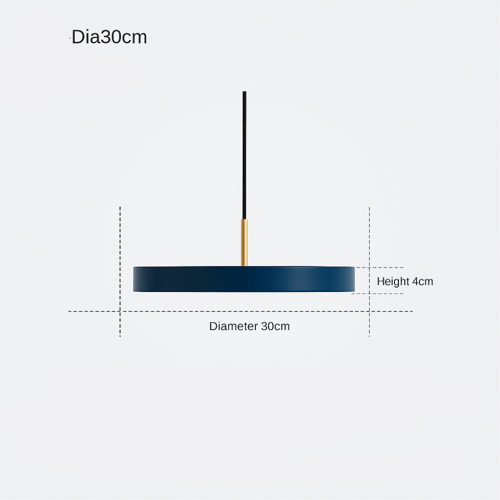 Zeitgenössische Runde LED Pendelleuchte
