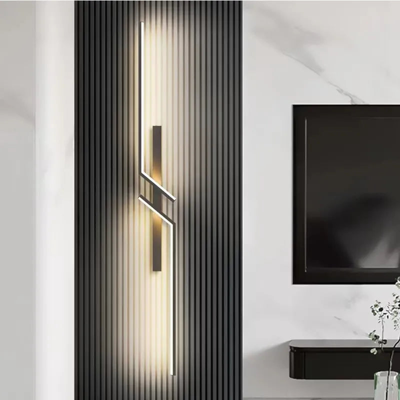 Moderne lineare LED-Wandleuchte