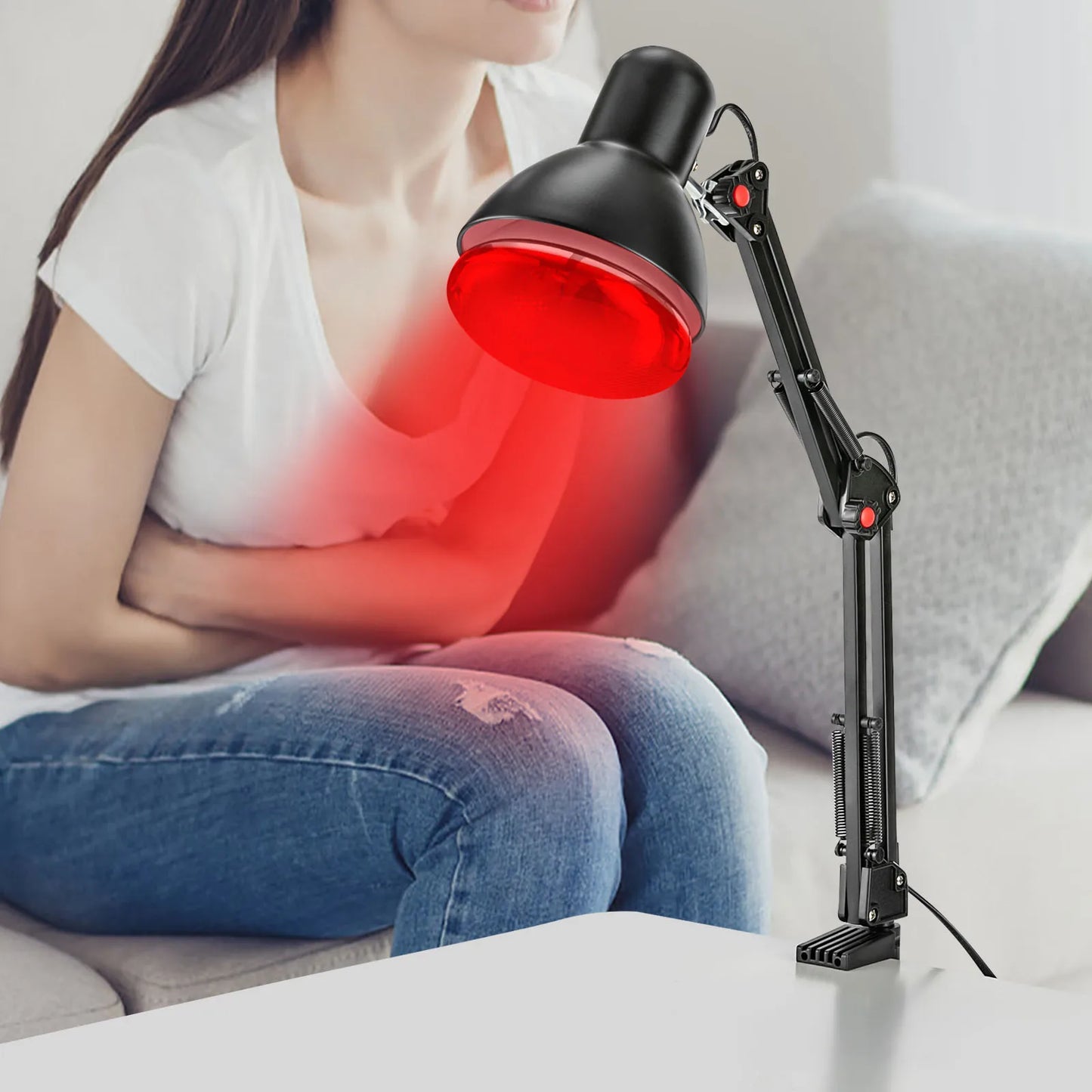 Faltbare Infrarot-Rotlichttherapielampe