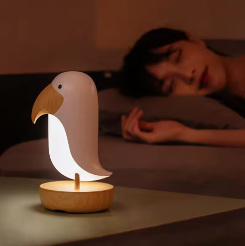 Wiederaufladbare LED Schreibtischlampe In Vogelform