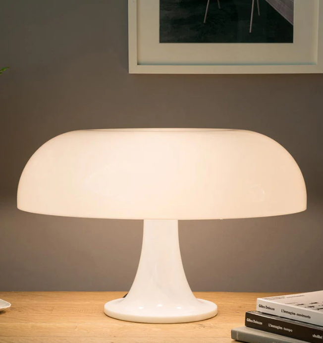 Schlanke Minimalistische LED Pilz Tischlampe