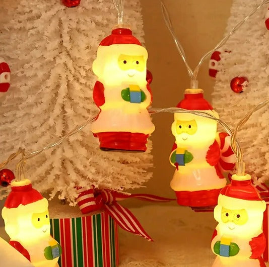 LED Weihnachts Lichterketten Mit Weihnachtsmann