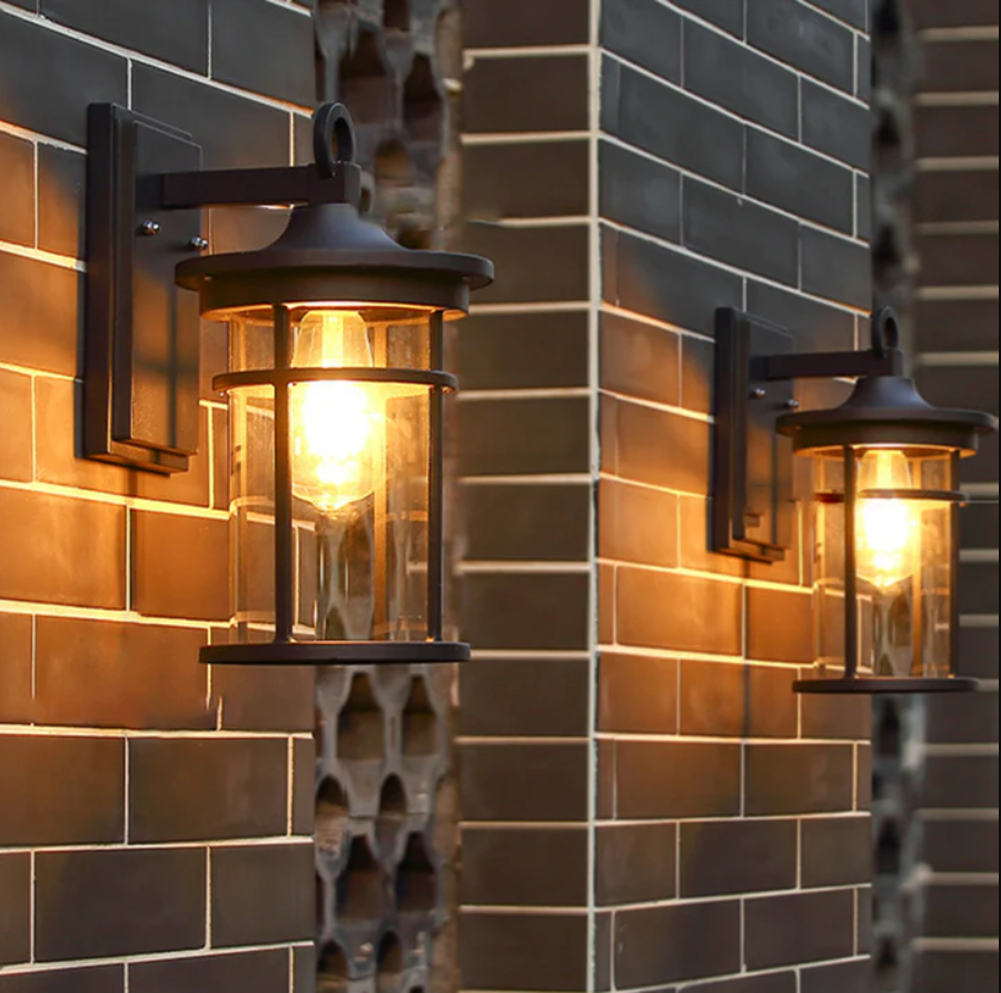 Moderne LED Aussenwandleuchte Laterne