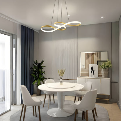 Moderne Minimalistische Dreifarbige LED Hängelampe