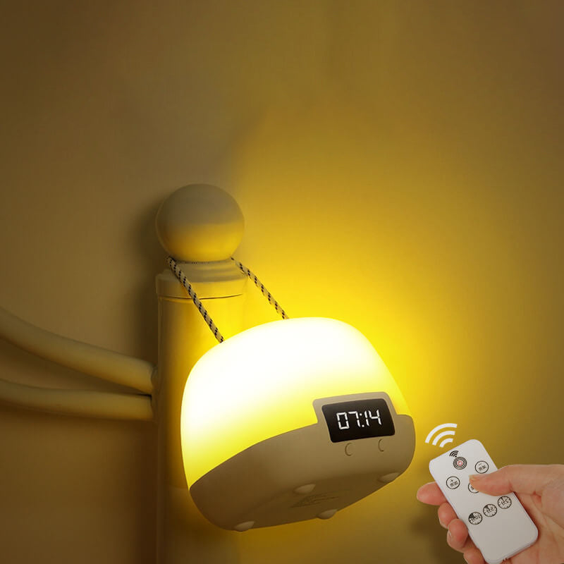 Moderner Tragbarer LED Wecker und Nachtlicht