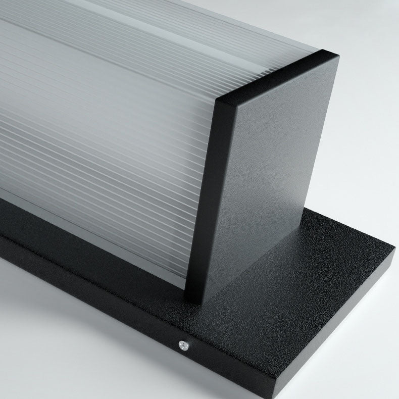 Rechteckige Solarbetriebene LED Aussenwandleuchte