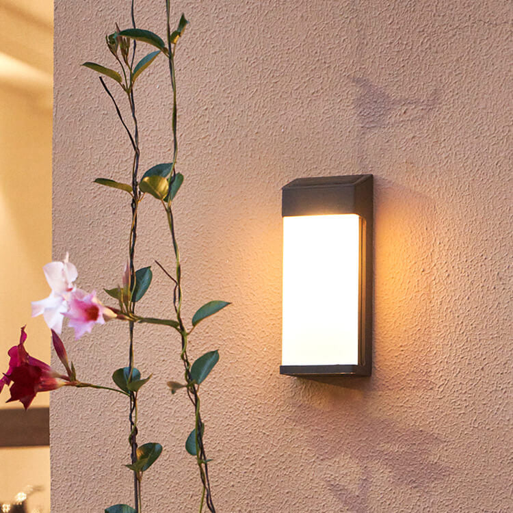 Solarbetriebene LED Wandleuchte Für Den Außenbereich