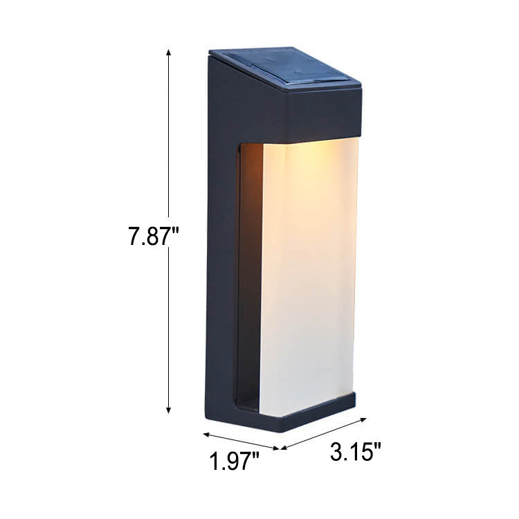 Solarbetriebene LED Wandleuchte Für Den Außenbereich