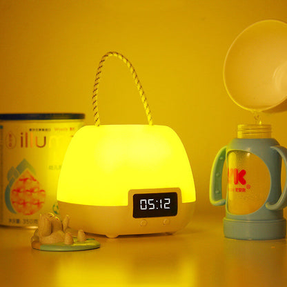 Moderner Tragbarer LED Wecker und Nachtlicht