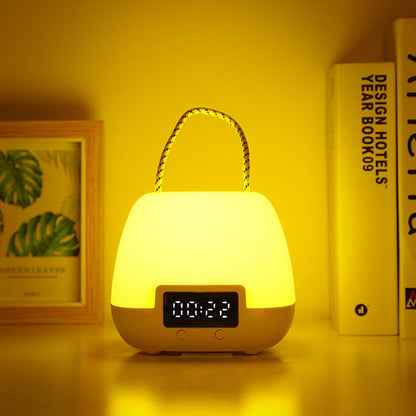 Moderner Tragbarer LED Wecker und Nachtlicht