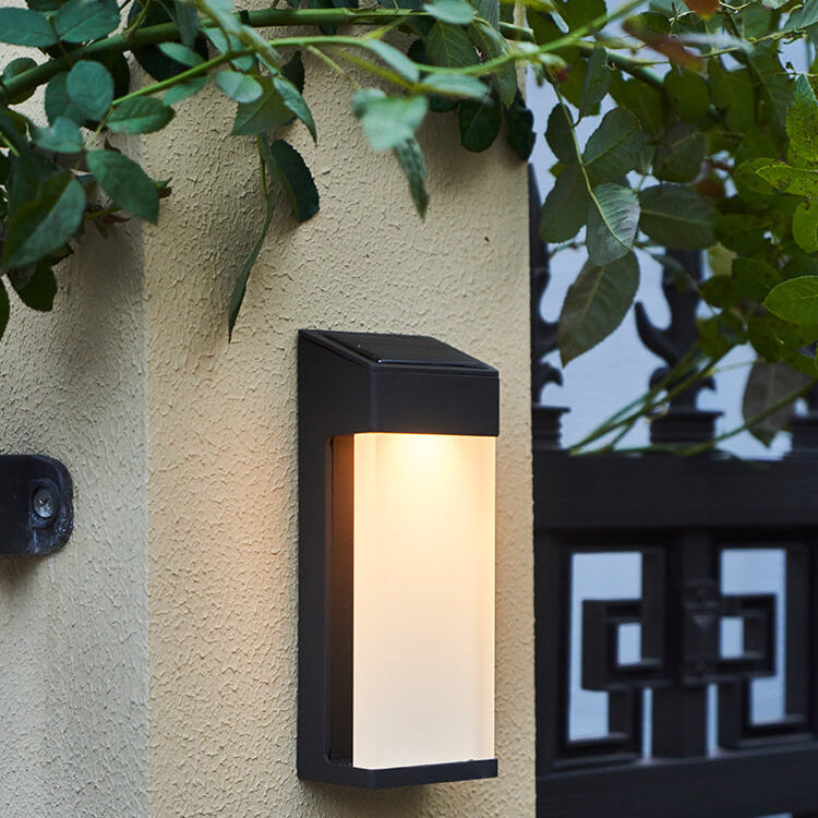 Solarbetriebene LED Wandleuchte Für Den Außenbereich