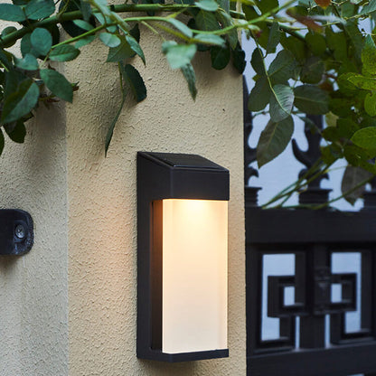 Solarbetriebene LED Wandleuchte Für Den Außenbereich