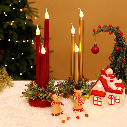 Festlich Dekorative LED-Weihnachts Kerzenleuchter