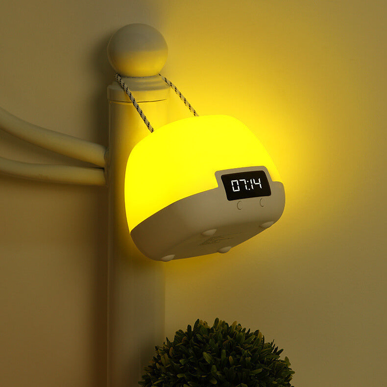 Moderner Tragbarer LED Wecker und Nachtlicht