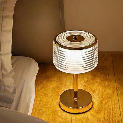 LumoBogen: Elegante LED-Tischlampe in Ringform