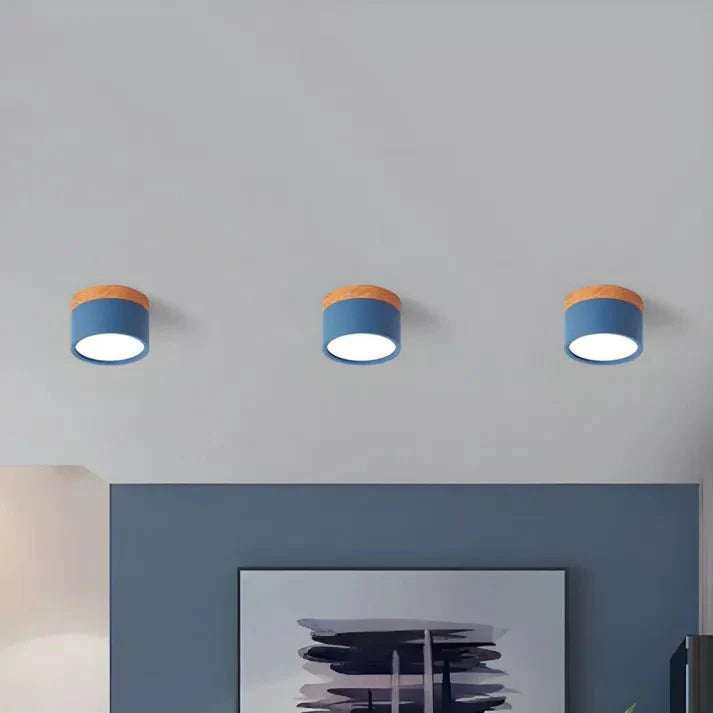 Schlanke Skandinavische LED Spotlight Deckenleuchte