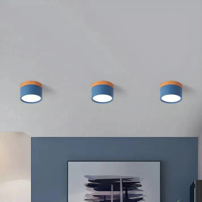 Schlanke Skandinavische LED Spotlight Deckenleuchte