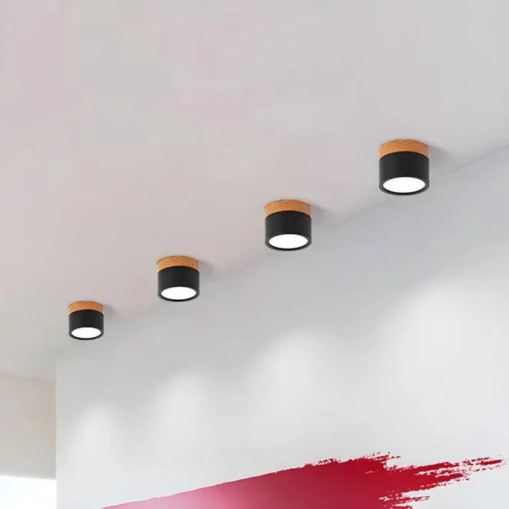Schlanke Skandinavische LED Spotlight Deckenleuchte