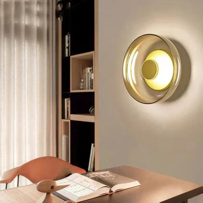 Moderne Halo LED-Wandleuchte