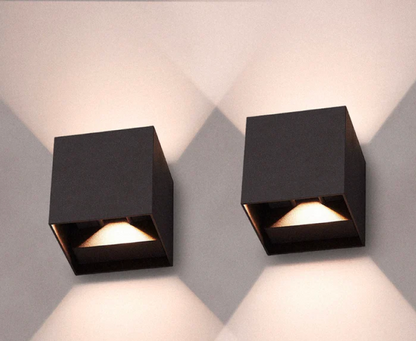 2 Stück minimalistische LED-Leuchte zur Wandmontage