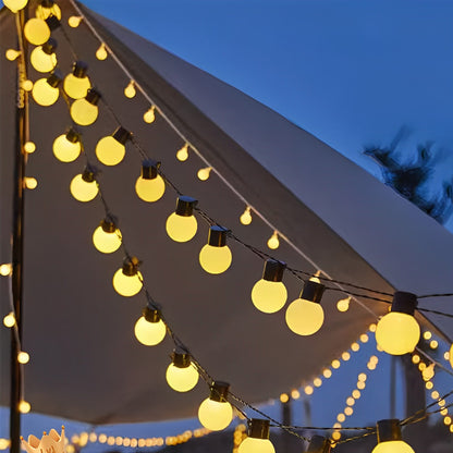Solarbetriebene LED Weihnachts Lichterkette