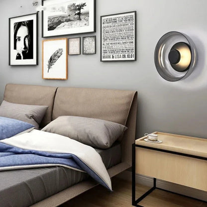 Moderne Halo LED-Wandleuchte