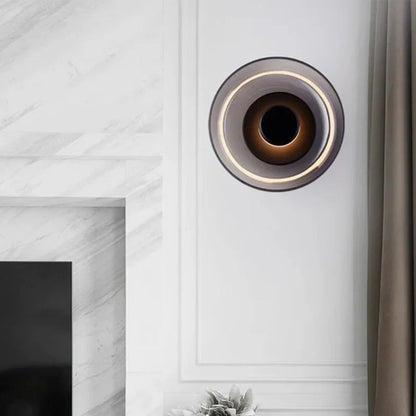 Moderne Halo LED-Wandleuchte