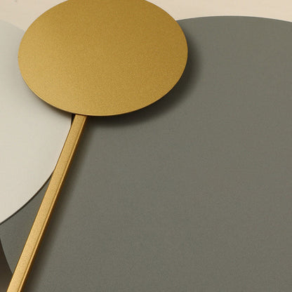 Runde Led Wandleuchte Mit Eingebauter Uhr