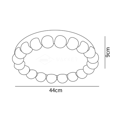 Moderne LED-Deckeneinbauleuchte