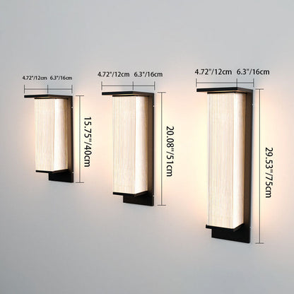 Rechteckige Solarbetriebene LED Aussenwandleuchte
