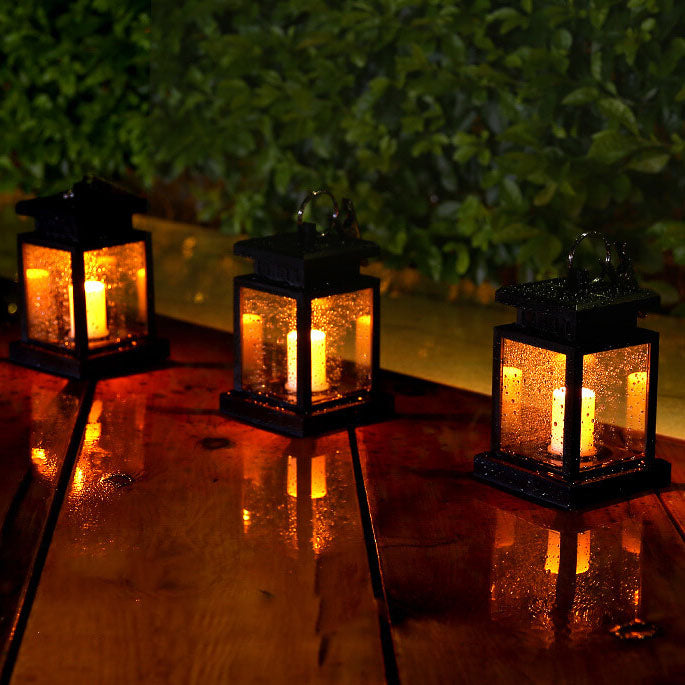 Vintage Solar Laterne LED Hängeleuchte