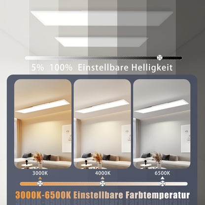 Moderne Flächenbündige LED Deckenleuchte