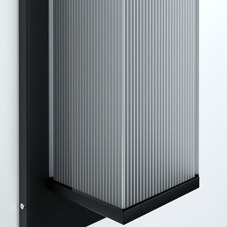 Rechteckige Solarbetriebene LED Aussenwandleuchte