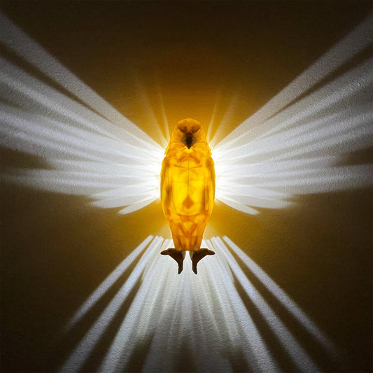 Elegante Wandleuchten Im Flügel Stil