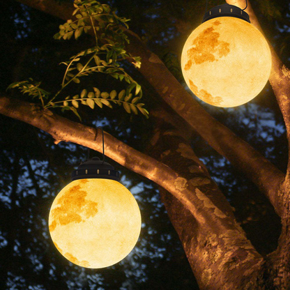 Vom Mond Inspirierte Solar-LED-Gartenlampe