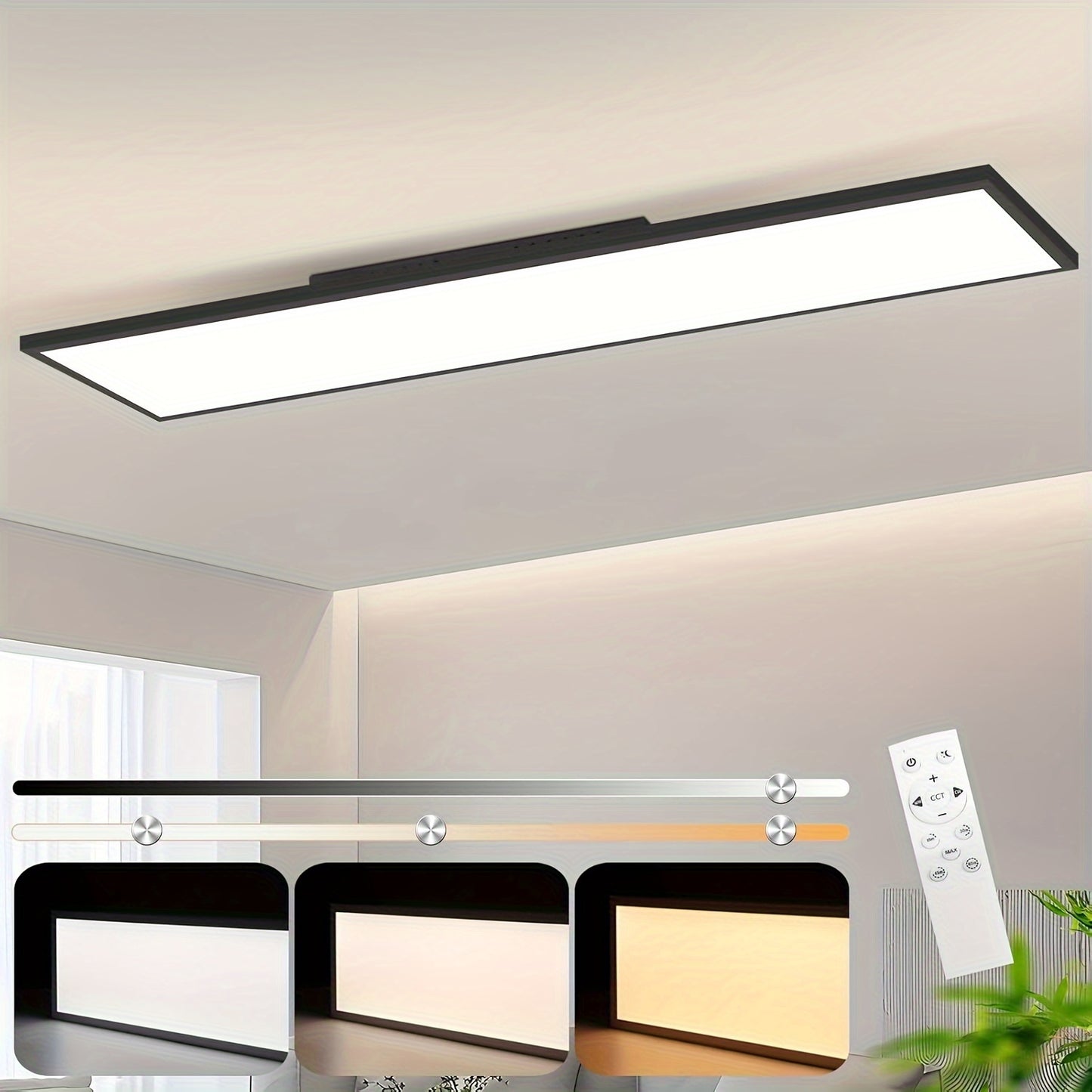 Moderne Flächenbündige LED Deckenleuchte