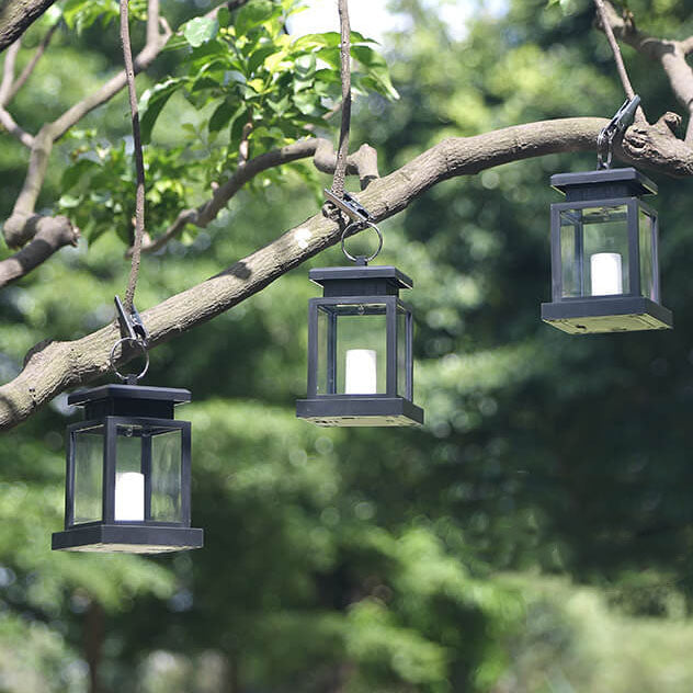 Vintage Solar Laterne LED Hängeleuchte