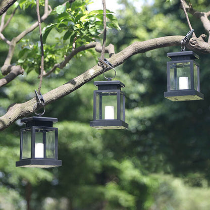 Vintage Solar Laterne LED Hängeleuchte