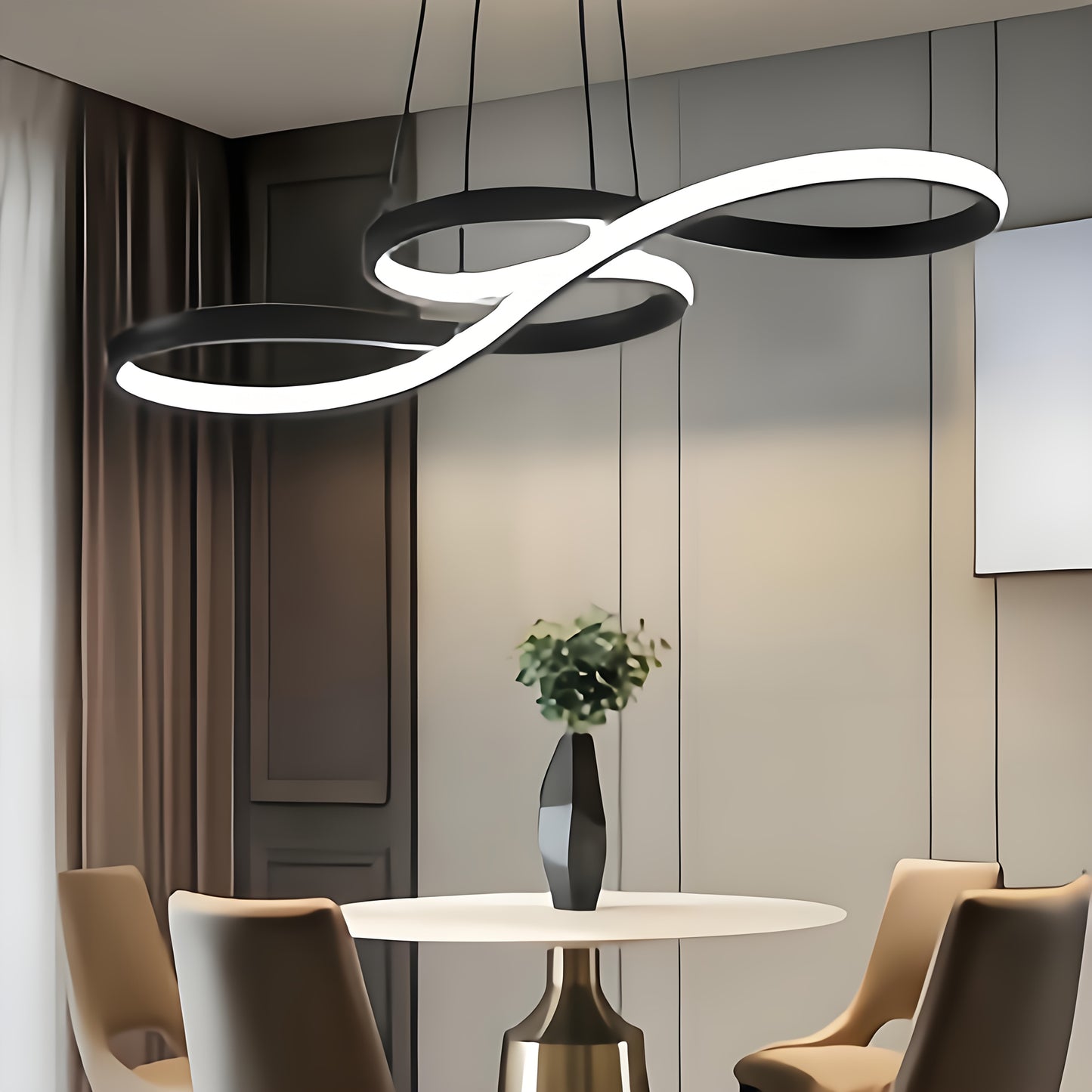 Moderne Minimalistische Dreifarbige LED Hängelampe