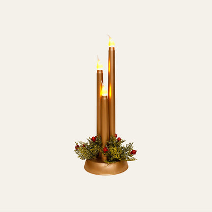 Festlich Dekorative LED-Weihnachts Kerzenleuchter