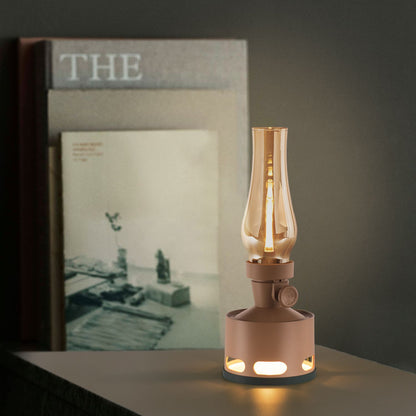 LaternenLeuchten: Vintage-inspirierte LED-Laterne mit warmem, flackerndem Licht