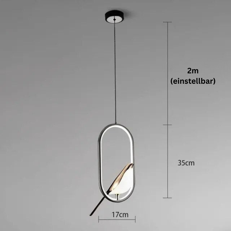 Künstlerische Von Vögeln Inspirierte Pendelleuchten