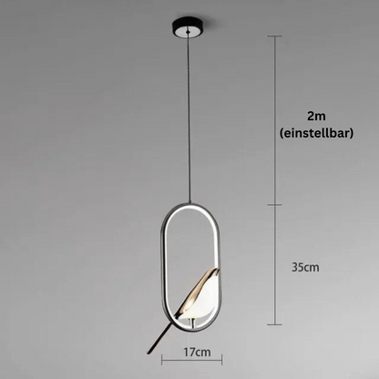 Künstlerische Von Vögeln Inspirierte Pendelleuchten