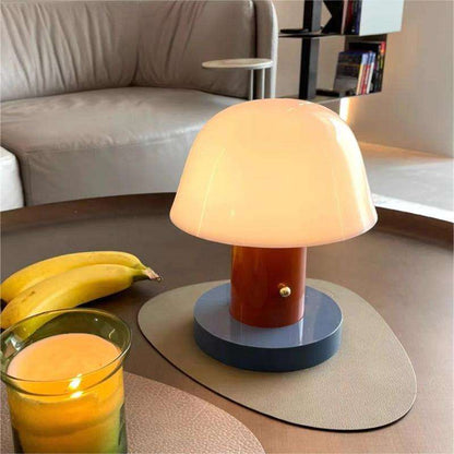 PilzGlühen: Pilzförmige Tischlampe