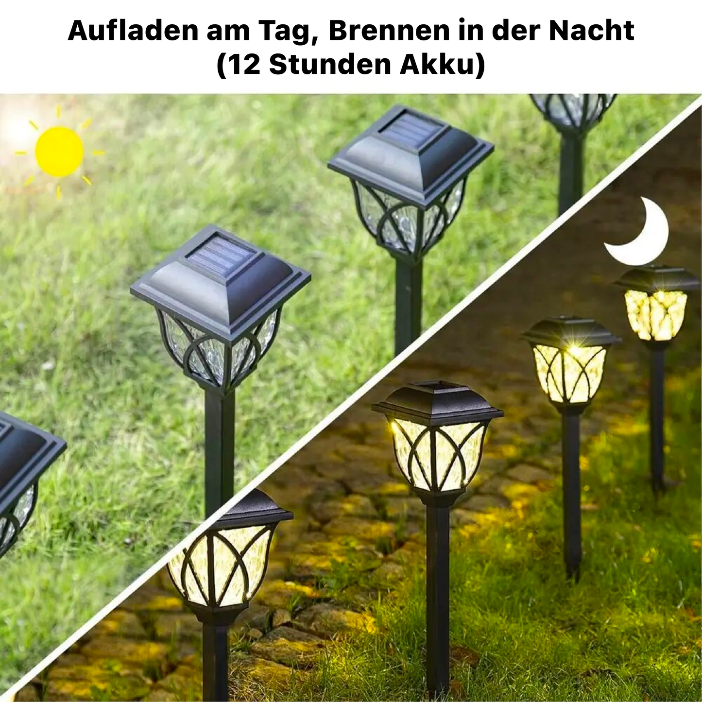 SonnenFlair: Solar-Tischlampe für stimmungsvolle Beleuchtung drinnen und draußen
